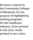 Maryland Community Colleges Healthcare Programs